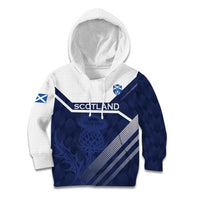 Scotland Rugby Custom Kid Hoodie Come On Thistle - Wonder Print Shop