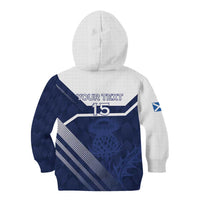 Scotland Rugby Custom Kid Hoodie Come On Thistle - Wonder Print Shop