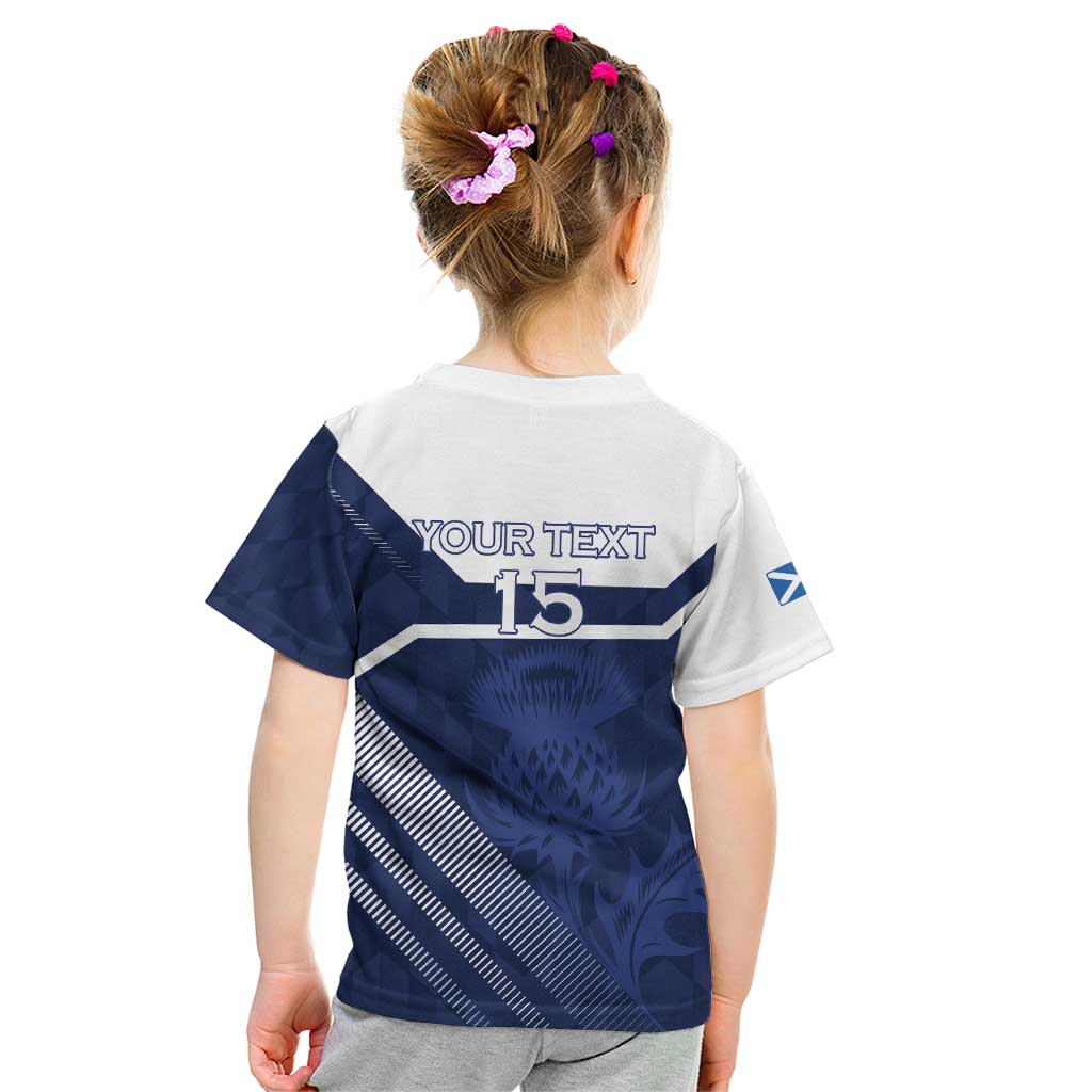 Scotland Rugby Custom Kid T Shirt Come On Thistle - Wonder Print Shop