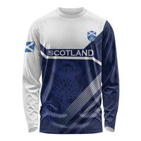 Scotland Rugby Custom Long Sleeve Shirt Come On Thistle - Wonder Print Shop