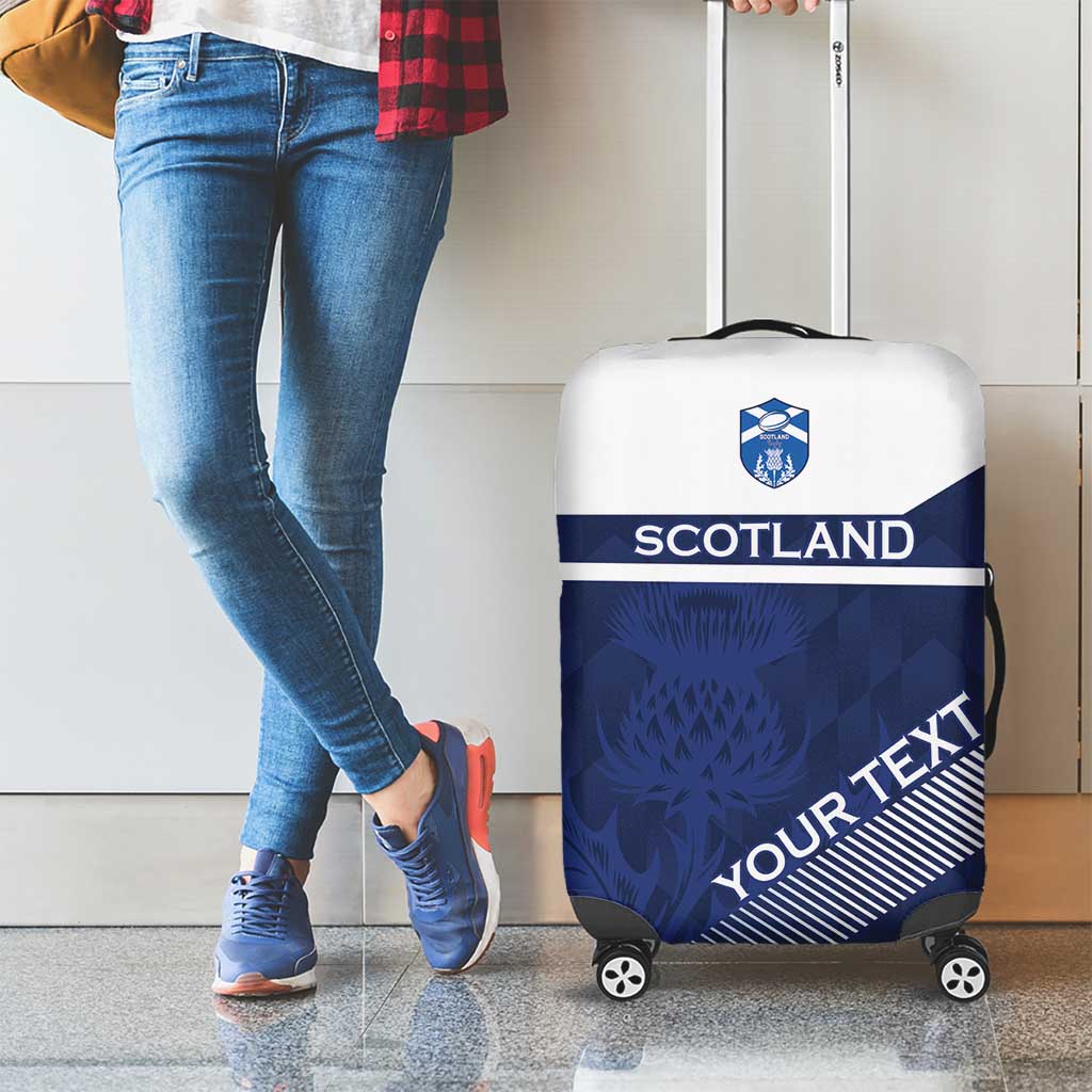 Scotland Rugby Custom Luggage Cover Come On Thistle - Wonder Print Shop