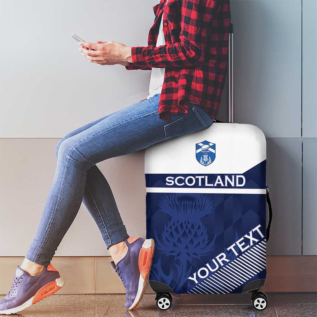 Scotland Rugby Custom Luggage Cover Come On Thistle - Wonder Print Shop