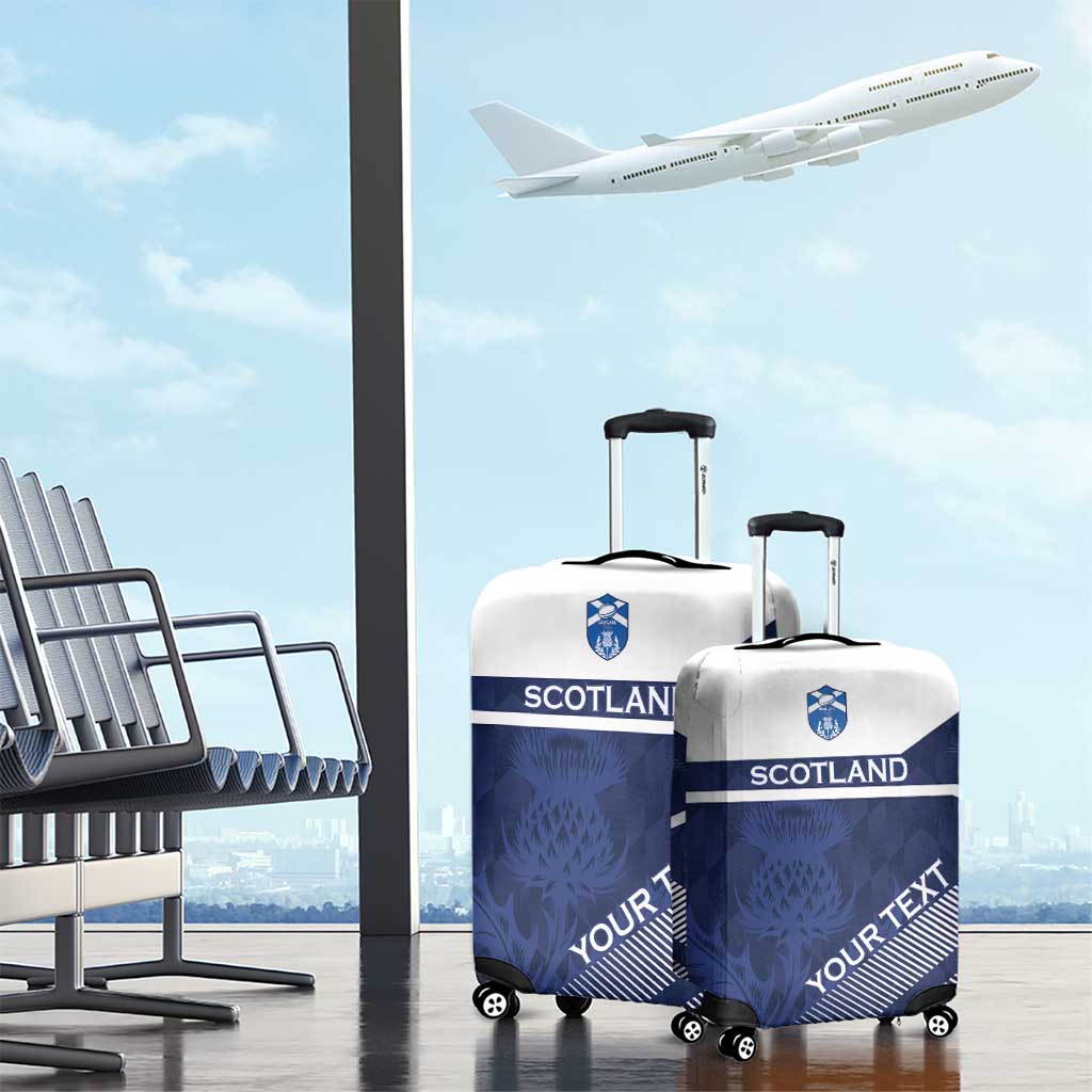 Scotland Rugby Custom Luggage Cover Come On Thistle - Wonder Print Shop