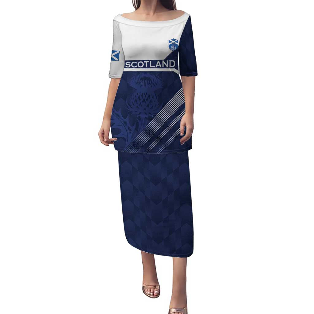 Scotland Rugby Custom Puletasi Come On Thistle - Wonder Print Shop