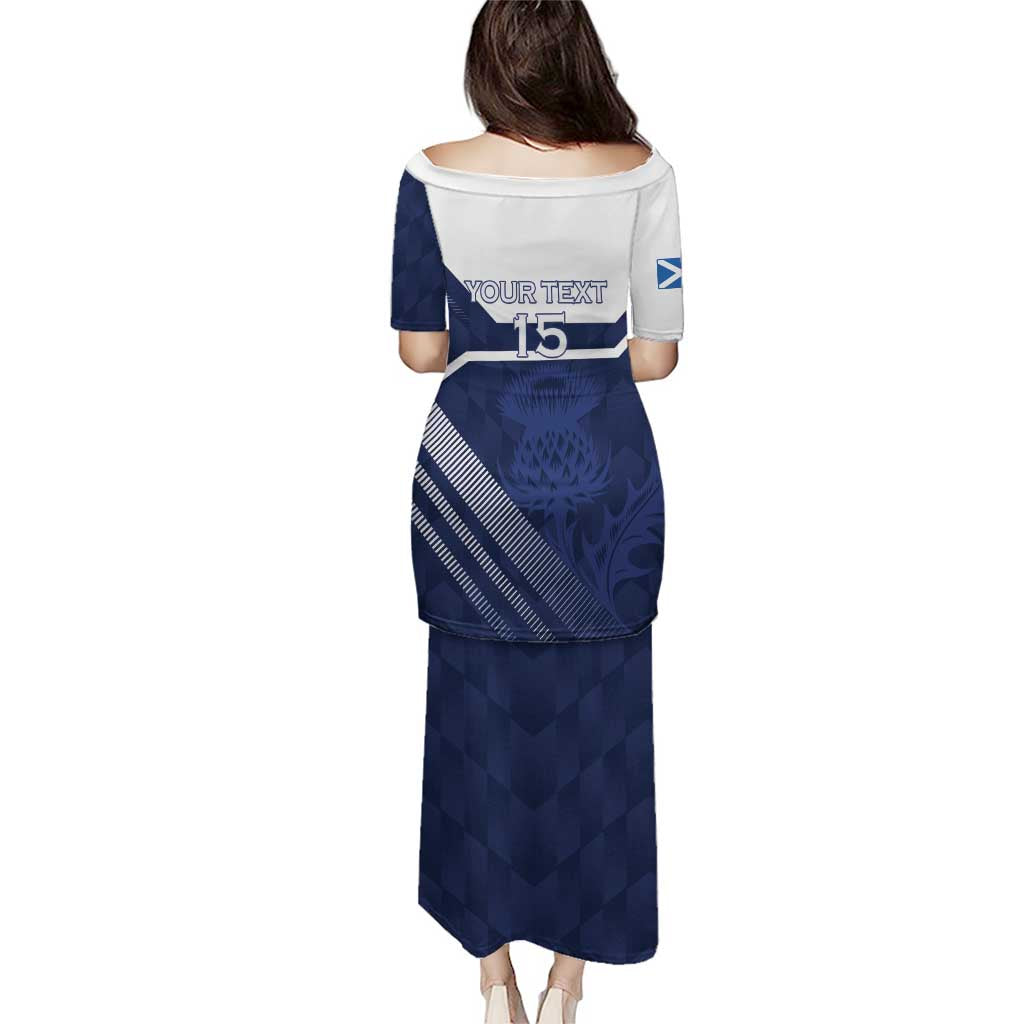 Scotland Rugby Custom Puletasi Come On Thistle - Wonder Print Shop