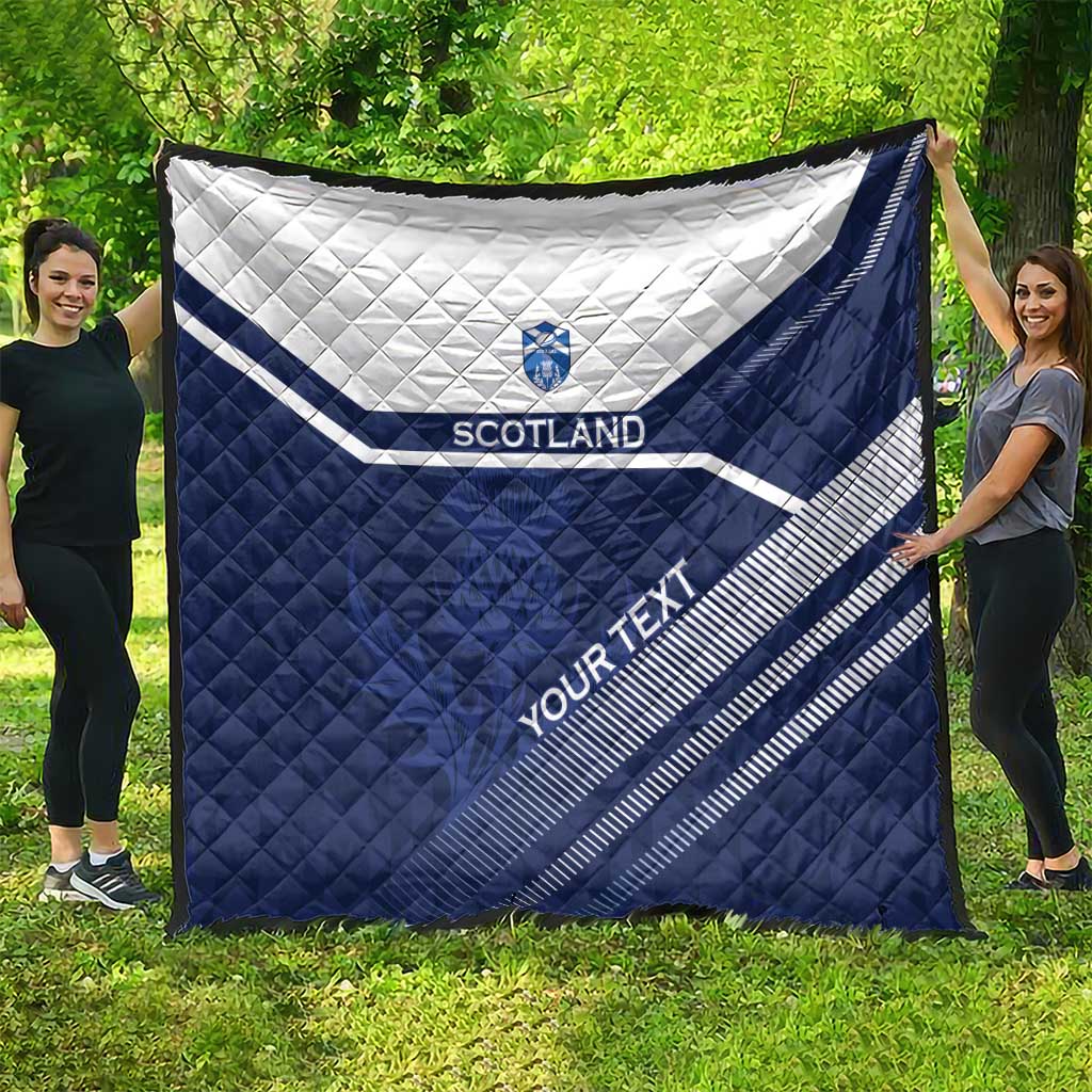 Scotland Rugby Custom Quilt Come On Thistle - Wonder Print Shop