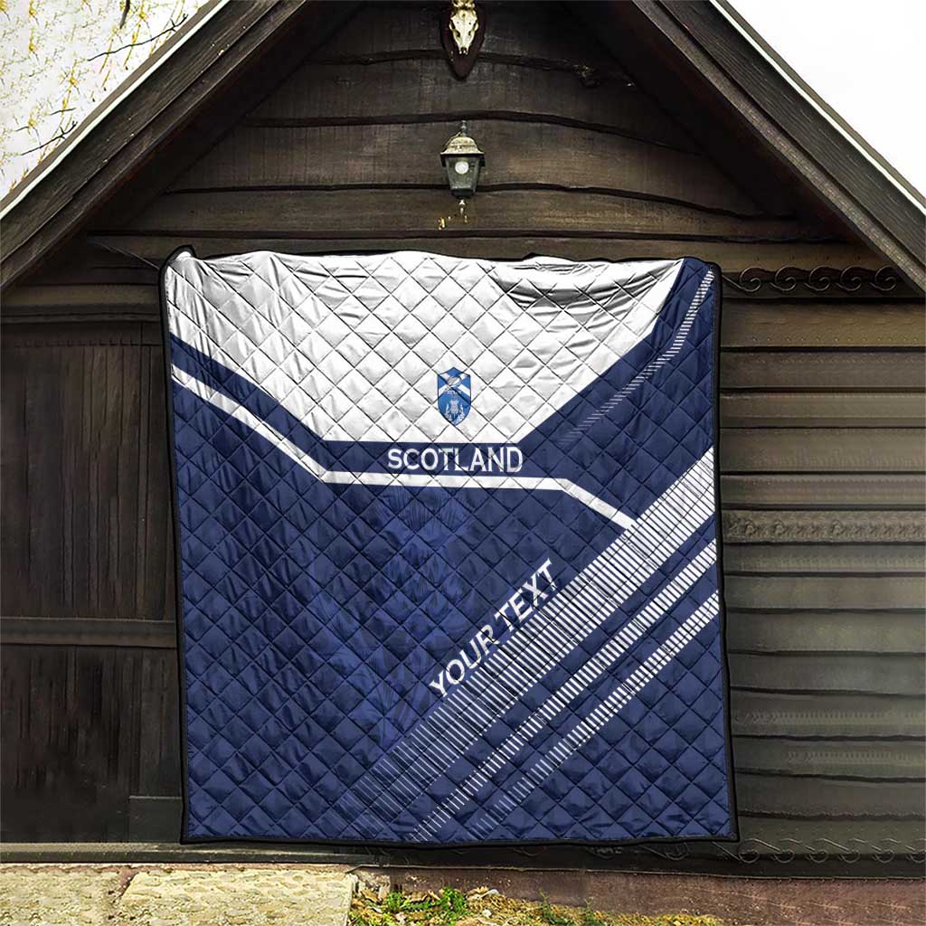 Scotland Rugby Custom Quilt Come On Thistle - Wonder Print Shop