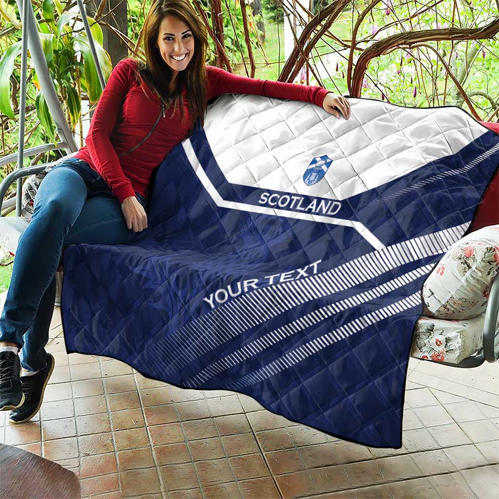 Scotland Rugby Custom Quilt Come On Thistle - Wonder Print Shop
