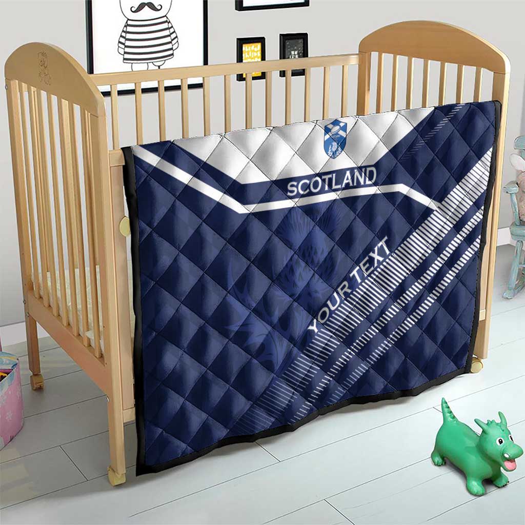Scotland Rugby Custom Quilt Come On Thistle - Wonder Print Shop