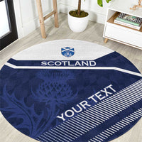 Scotland Rugby Custom Round Carpet Come On Thistle - Wonder Print Shop