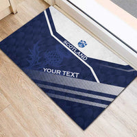 Scotland Rugby Custom Rubber Doormat Come On Thistle - Wonder Print Shop