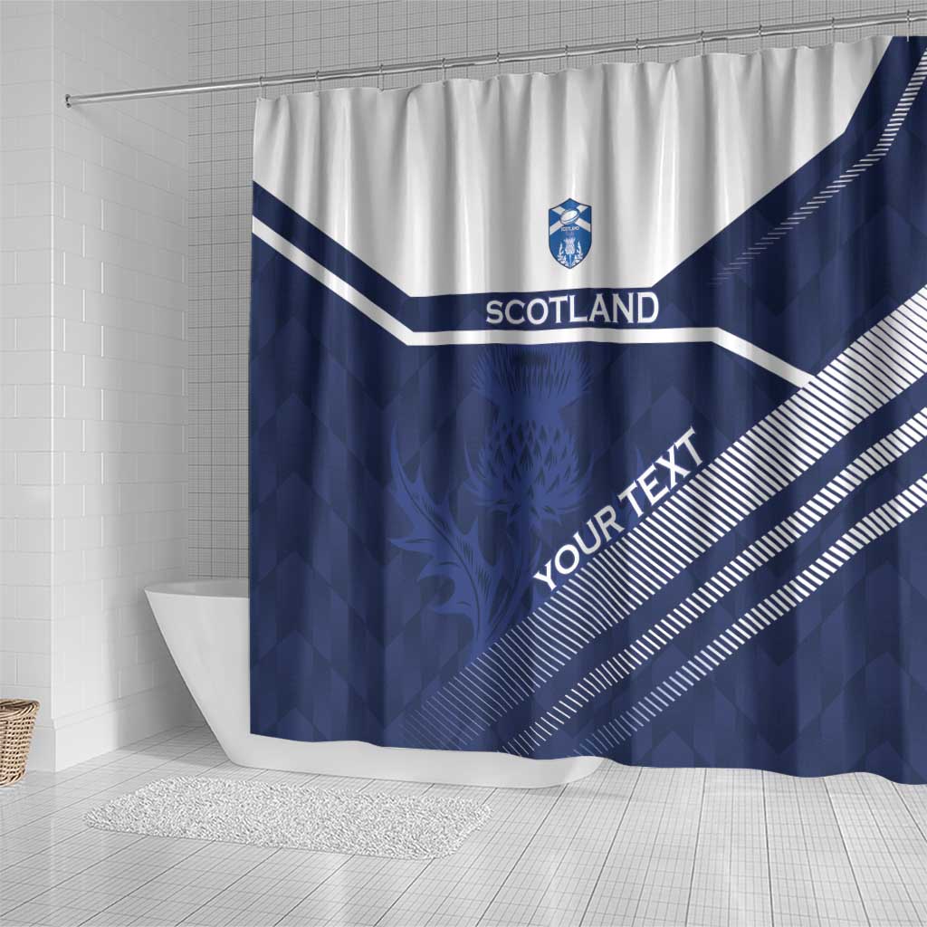 Scotland Rugby Custom Shower Curtain Come On Thistle - Wonder Print Shop