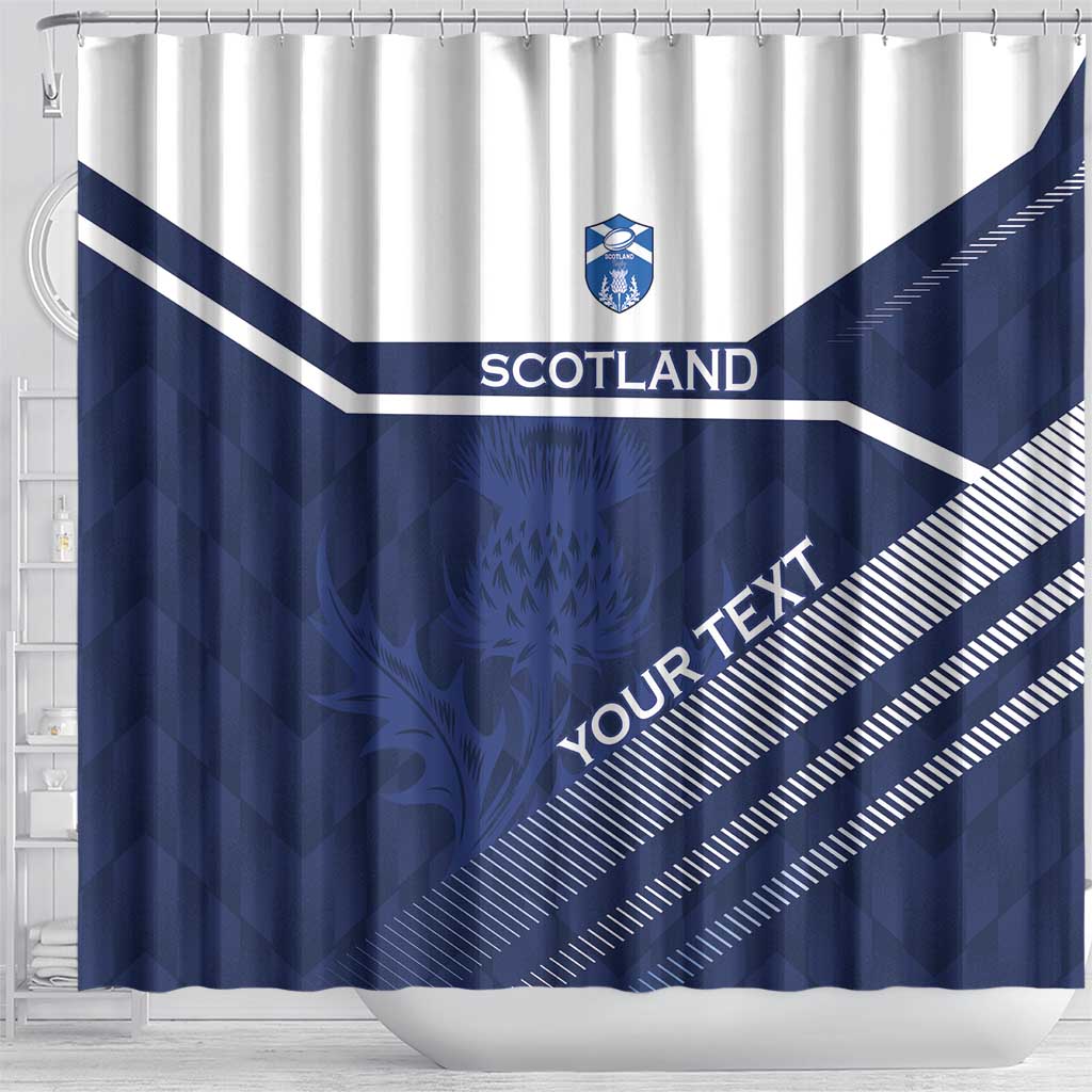 Scotland Rugby Custom Shower Curtain Come On Thistle - Wonder Print Shop