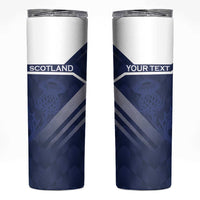 Scotland Rugby Custom Skinny Tumbler Come On Thistle - Wonder Print Shop