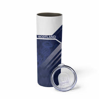 Scotland Rugby Custom Skinny Tumbler Come On Thistle - Wonder Print Shop