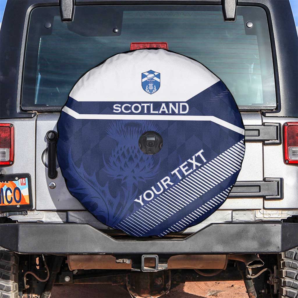 Scotland Rugby Custom Spare Tire Cover Come On Thistle - Wonder Print Shop