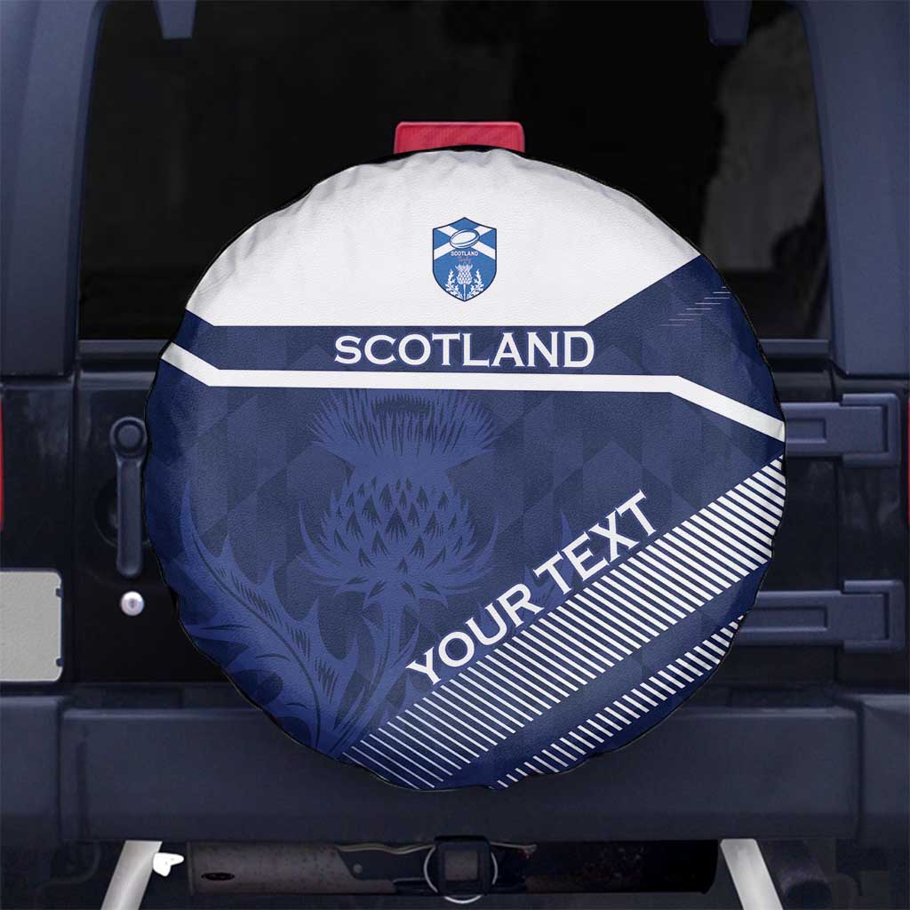 Scotland Rugby Custom Spare Tire Cover Come On Thistle - Wonder Print Shop