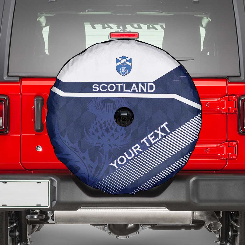 Scotland Rugby Custom Spare Tire Cover Come On Thistle - Wonder Print Shop