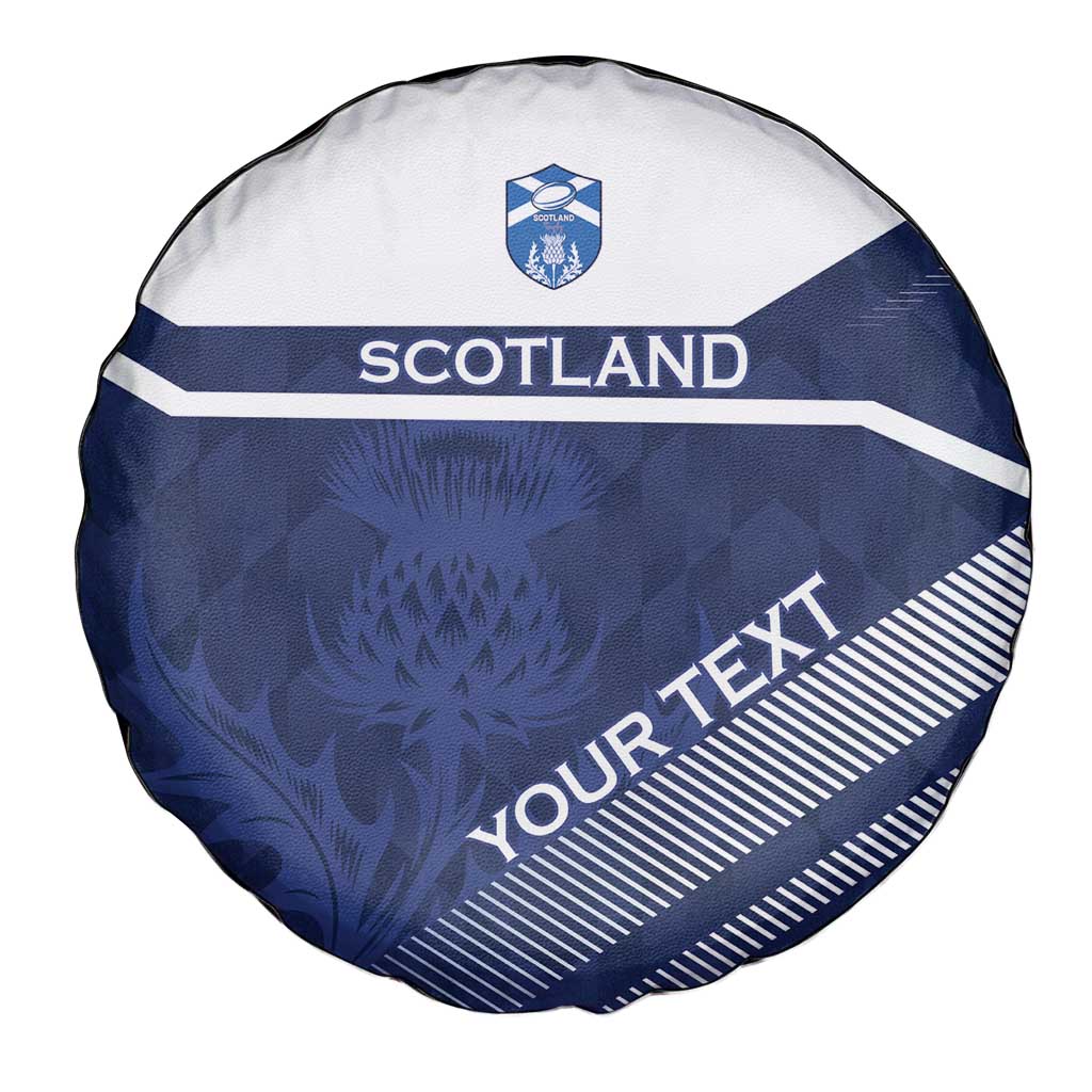 Scotland Rugby Custom Spare Tire Cover Come On Thistle - Wonder Print Shop