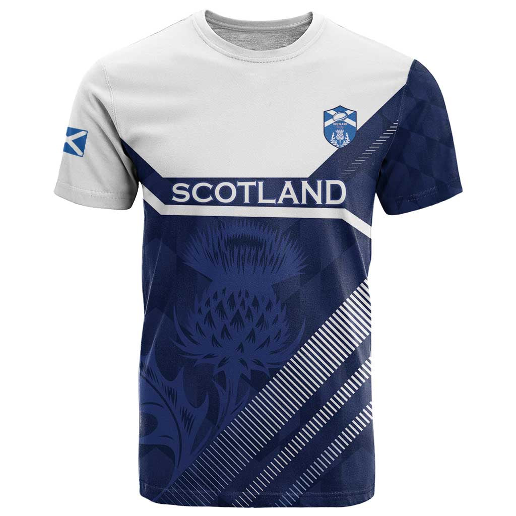 Scotland Rugby Custom T Shirt Come On Thistle - Wonder Print Shop