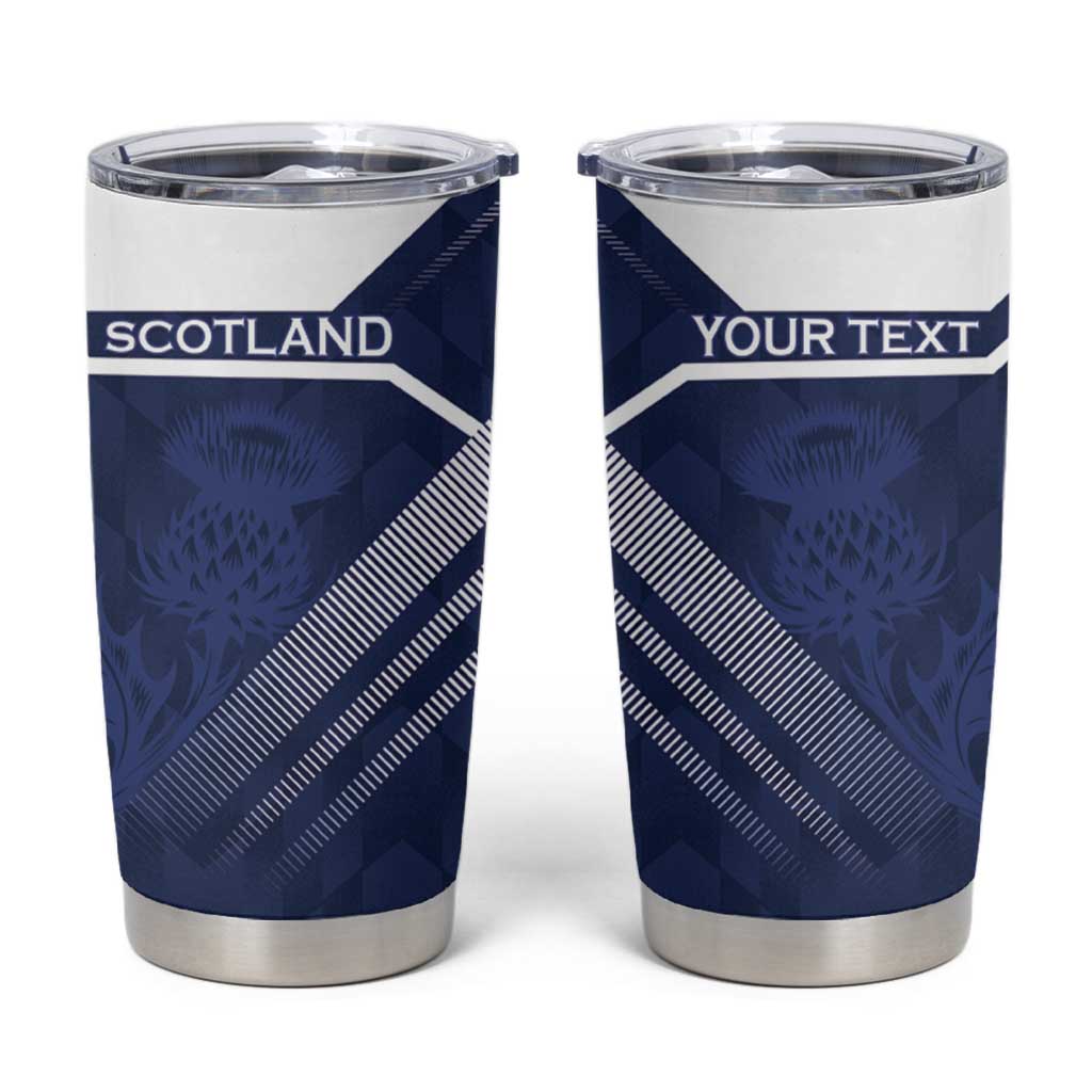 Scotland Rugby Custom Tumbler Cup Come On Thistle - Wonder Print Shop