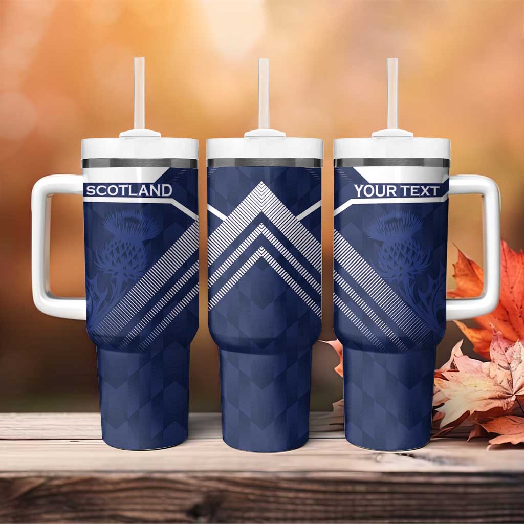 Scotland Rugby Custom Tumbler With Handle Come On Thistle - Wonder Print Shop