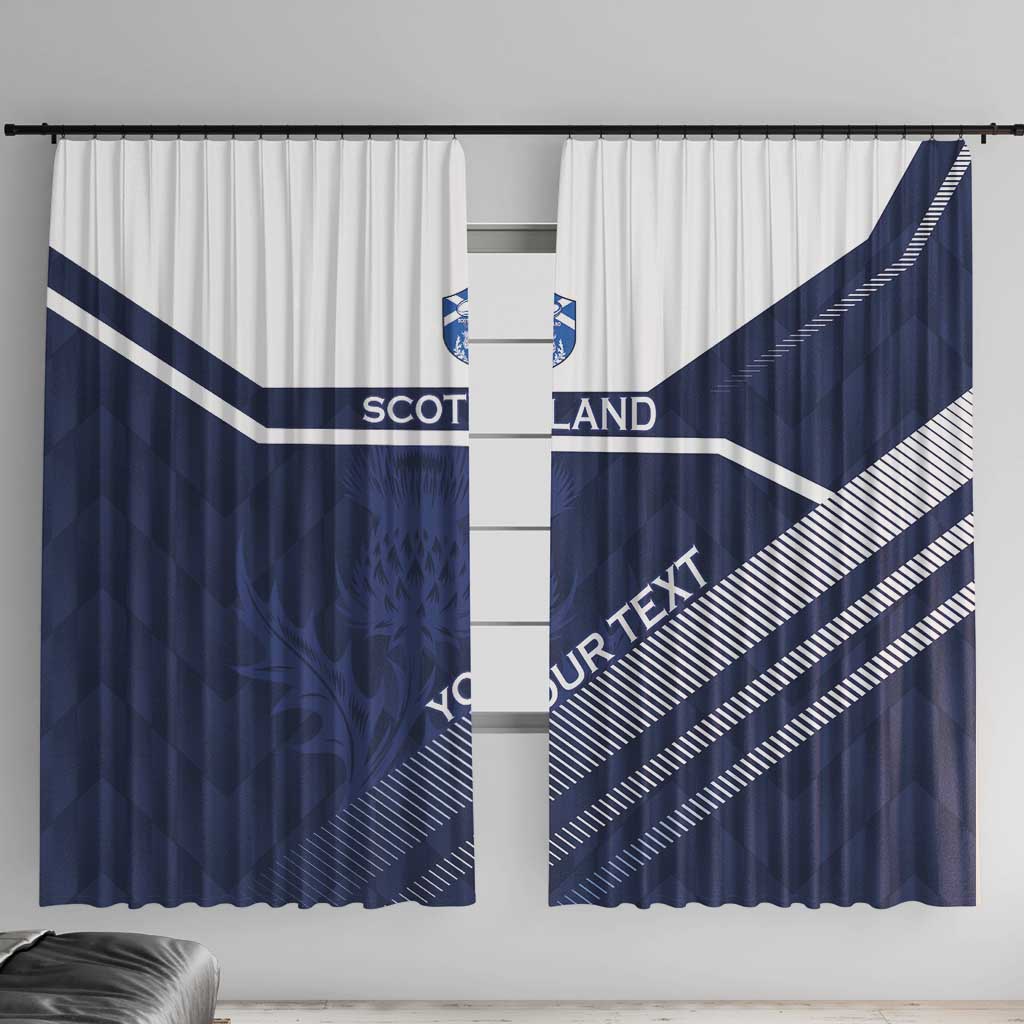 Scotland Rugby Custom Window Curtain Come On Thistle - Wonder Print Shop
