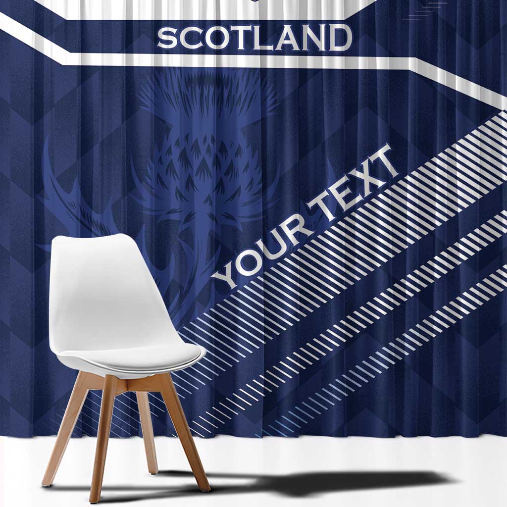 Scotland Rugby Custom Window Curtain Come On Thistle - Wonder Print Shop