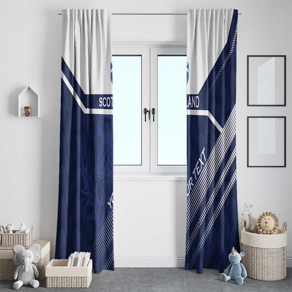 Scotland Rugby Custom Window Curtain Come On Thistle - Wonder Print Shop