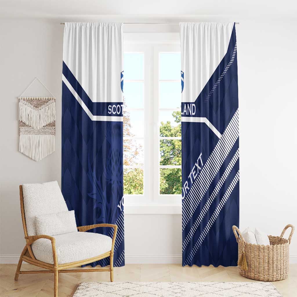 Scotland Rugby Custom Window Curtain Come On Thistle - Wonder Print Shop