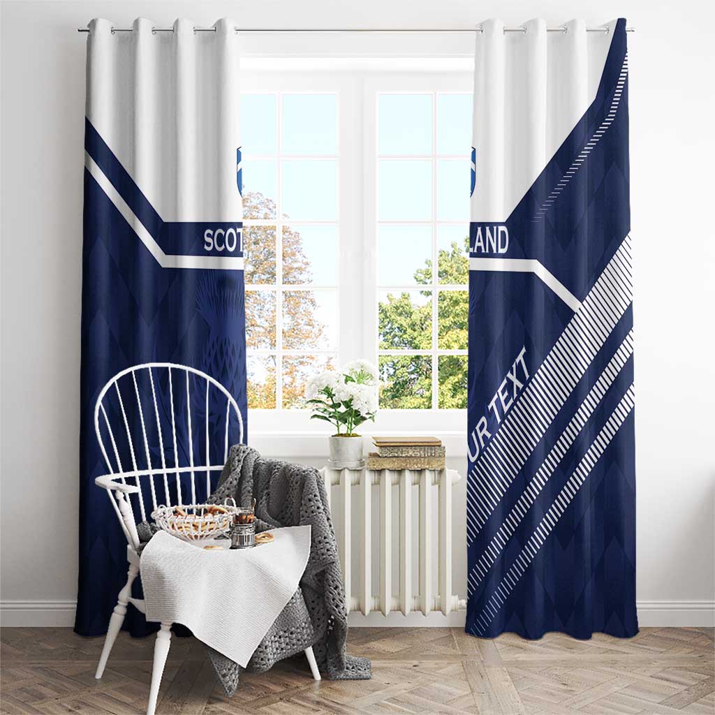 Scotland Rugby Custom Window Curtain Come On Thistle - Wonder Print Shop