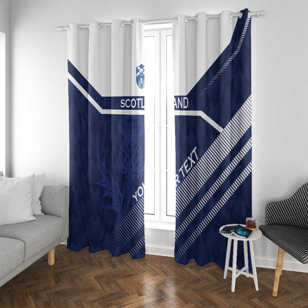 Scotland Rugby Custom Window Curtain Come On Thistle - Wonder Print Shop