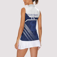 Scotland Rugby Custom Women Sleeveless Polo Shirt Come On Thistle - Wonder Print Shop