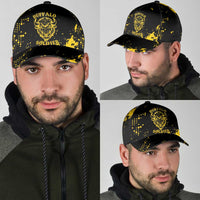 Bison Buffalo Soldiers Classic Cap American Heroes - Black Grunge Style - Wonder Print Shop