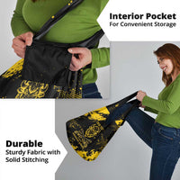 Personalized Bison Buffalo Soldiers Grocery Bag American Heroes - Black Grunge Style - Wonder Print Shop