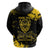 Personalized Bison Buffalo Soldiers Hoodie American Heroes - Black Grunge Style - Wonder Print Shop