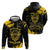 Personalized Bison Buffalo Soldiers Hoodie American Heroes - Black Grunge Style - Wonder Print Shop