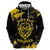 Personalized Bison Buffalo Soldiers Hoodie American Heroes - Black Grunge Style - Wonder Print Shop