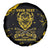 Personalized Bison Buffalo Soldiers Spare Tire Cover American Heroes - Black Grunge Style - Wonder Print Shop