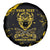 Personalized Bison Buffalo Soldiers Spare Tire Cover American Heroes - Black Grunge Style - Wonder Print Shop