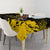 Personalized Bison Buffalo Soldiers Tablecloth American Heroes - Black Grunge Style - Wonder Print Shop