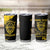 Personalized Bison Buffalo Soldiers Tumbler Cup American Heroes - Black Grunge Style - Wonder Print Shop