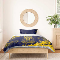 Personalized Bison Buffalo Soldiers Bedding Set American Heroes - Blue Grunge Style - Wonder Print Shop