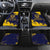 Personalized Bison Buffalo Soldiers Car Mats American Heroes - Blue Grunge Style - Wonder Print Shop