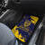 Personalized Bison Buffalo Soldiers Car Mats American Heroes - Blue Grunge Style - Wonder Print Shop