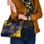 Personalized Bison Buffalo Soldiers Shoulder Handbag American Heroes - Blue Grunge Style - Wonder Print Shop