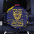Personalized Bison Buffalo Soldiers Spare Tire Cover American Heroes - Blue Grunge Style - Wonder Print Shop