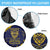 Personalized Bison Buffalo Soldiers Spare Tire Cover American Heroes - Blue Grunge Style - Wonder Print Shop