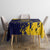 Personalized Bison Buffalo Soldiers Tablecloth American Heroes - Blue Grunge Style - Wonder Print Shop