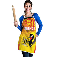 Uganda Cricket Apron Go Cricket Cranes Go - Wonder Print Shop